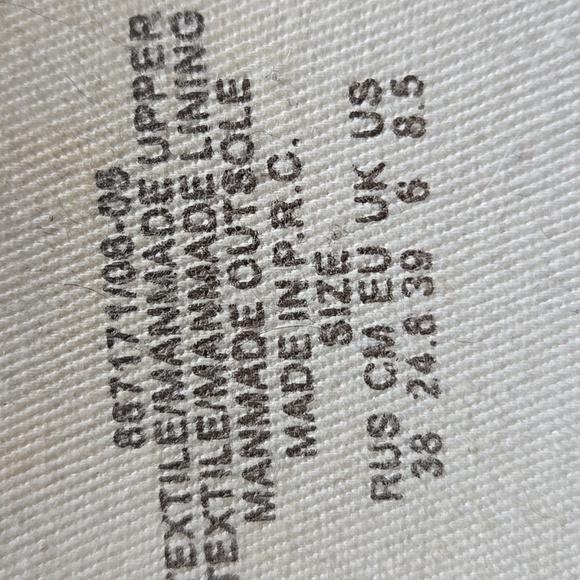 EURO RETRO FAUX LEATHER White GOLD STARS Platform Sneakers with Gold Trim 8.5 - Picture 10 of 12